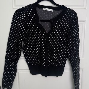 Polka Dot Cardigan Zara (Size M)